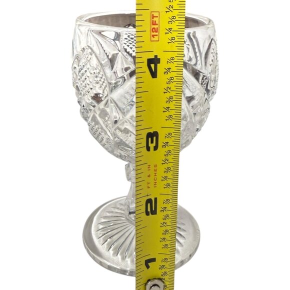 Atq EAPG Cordial 1897 Pennsylvania Balder Kamoni State Series US Glass - Picture 9 of 10